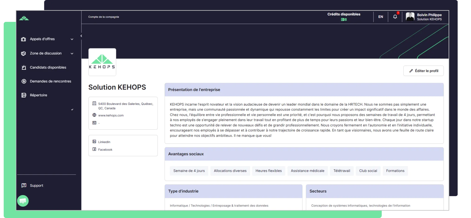 Une image de marque crédible